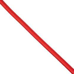 GLOBOSTAR DECOCABLE 77600 Υφασμάτινο Καλώδιο 2 x 0.75mm IP20 - Κόκκινο - Μ100 x Π0.6 x Υ0.6cm