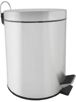 Κάδος απορριμμάτων inox 3l με πεντάλ Y30x11,5x15εκ