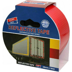 PRIMO TAPE αντανακλαστική ταινία SEL-025, 48mm x 10m, κόκκινη