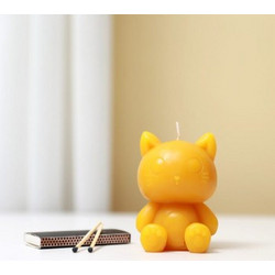 itotal Κεριά XL3308 Assorted Cats (Vanilla Scent Yellow)