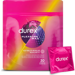 Durex Pleasuremax Προφυλακτικά με Ραβδώσεις & Λιπαντικό 30τμχ