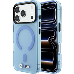 BMW M IML Frosted Metal Logo & Trims MagSafe Θήκη Blue (iPhone 17 Pro Max / 18 Pro Max)