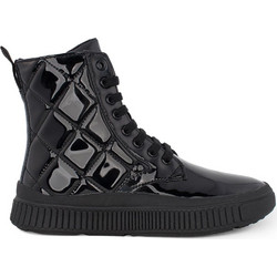Geox Laquinny Girl Παιδικά Μποτάκια Μαύρα J66M3C 000HH C9999