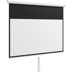 HOMCOM 001-018V00WT Οθόνη Προβολής Projector Τοίχου / Οροφής 16:9 172x76cm / 80"