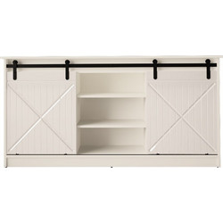 Chest of drawers 160x80x35 GRANERO white/gloss white GRANERO KOM BI