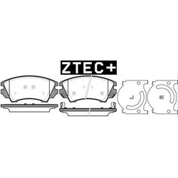 ΔΙΣΚΟΦΡΕΝΑ ZTEC+ ΕΜΠ.OPEL ASTRA J 09+ BP244120