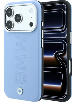 BMW Sign Centered Deboss MagSafe Θήκη Blue (iPhone 18 Pro / 17 Pro)
