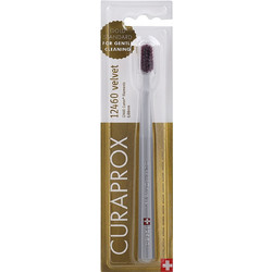 Curaprox Velvet 12460 Ultra Soft Οδοντόβουρτσα Γκρι Κεραμιδί