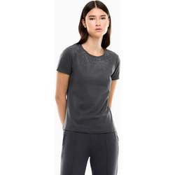 EA7 ARMANI T-SHIRT ΜΠΛΟΥΖΑ ΓΥΝΑΙΚΕΙΑ - ΑΝΘΡΑΚΙ - 7W001423AF14880
