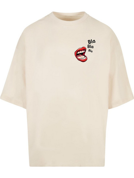Bla Bla Bla Comic Huge Tee whitesand