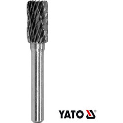 Yato YT-61722 Φρεζακι μεταλλου κυλινδρικο καρβιδίου 10mm με αξονα 6mm