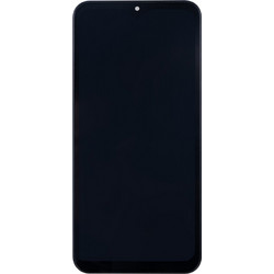 Συμβατή Οθόνη Soft-OLED και Μηχανισμός Αφής για Samsung Galaxy A24 4G A245F με Πλαίσιο - Μαύρο (Soft-OLED)