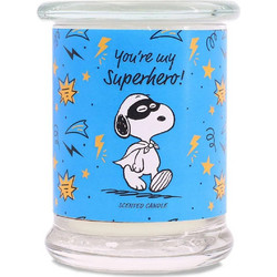 Peanuts Snoopy and Woodstock Αρωματικό Κερί You're My Superhero σε Βάζο 250gr A2098