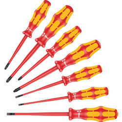 WERA 160 iSS/7 Kraftform Plus Series 100 screwdriver set