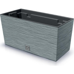 Ζαρντινιέρα - κασπώ Furu γκρι Y19,5x39,5x18,5,5εκ