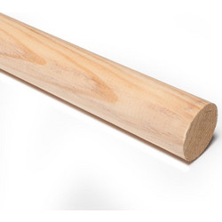 Στρογγυλή Ξύλινη Καβίλια 100cm - Φ8mm