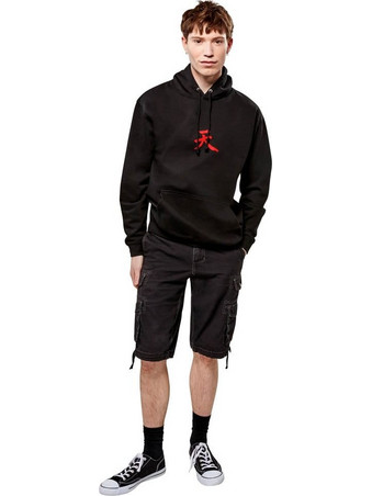 Street Fighter Hooded Sweater Akuma Reverse Size S