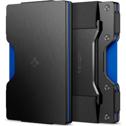 Spigen - Universal Card Holder Wallet S (AMP02898) - RFID Blocking, Ασφαλής έως 12 Κάρτες, Premium Αλουμίνιο - Μαύρο