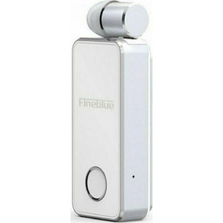 Fineblue F2 Pro Ακουστικό Bluetooth In Ear Πέτου White