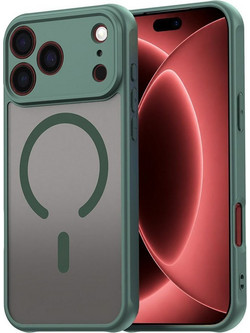 Techsuit HaloFrost II MagSafe Back Cover Green (iPhone 18 Pro Max / 17 Pro Max)