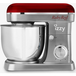 Izzy Ruby Red IZ-1501 Κουζινομηχανή 1300W με Ανοξείδωτο Κάδο 5lt
