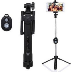 SPM Monopod Selfie Stick Bluetooth Black