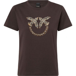 PINKO T-SHIRT QUENTIN ΚΑΦΕ