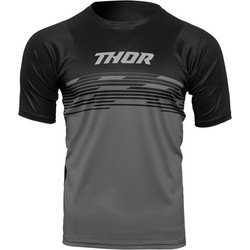 Μπλούζα Thor Assist 2002 MTB Jersey Shiver Γκρι/Μαύρο