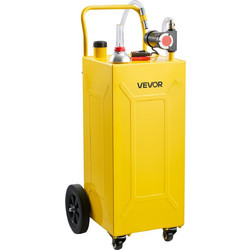 VEVOR Δοχείο Μεταφοράς Πετρελαίου 113,6L από Ανθρακοχάλυβα με Ηλεκτρική Αντλία και 4 Ρόδες, Κίτρινο JSJYCDDBCY30SA5H7001V9