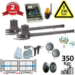 2xLeader-SET315 Μπρατσα (2) Ανοιγομενης Γκαραζόπορτας Proteco Leader 230V 350Kgr ως 3 μετρα