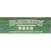 Χαρτάκια στριφτού ELEMENTS UNREFINED 1,1/4 (ΜΕ 50 ΑΚΑΤΕΡΓΑΣΤΑ ΦΥΛΛΑ)