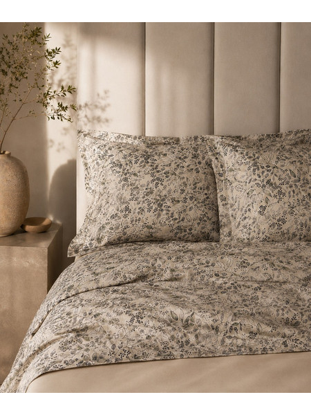 Σετ Παπλωματοθήκη 240x260 Υπέρδιπλη Tencel Rythmos Foret Beige