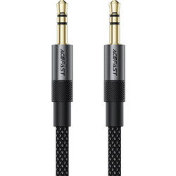 Καλώδιο σύνδεσης Ήχου Acefast J10 3.5mm Αρσενικό σε 3.5mm Αρσενικό Braided Μαύρο 1m 52944