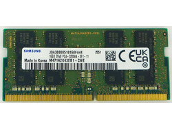 Samsung 16GB (1X16GB) DDR4 RAM 3200MHz SoDimm M471A2K43EB1-CWE