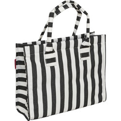 Reisenthel Daily Shopper XS Summerstripes Γυναικεία Τσάντα Χειρός Μαύρη