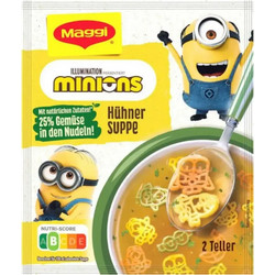 Μείγμα κοτόσουπας minions, maggi, 38γρ