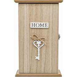 ΚΛΕΙΔΟΘΗΚΗ ΤΟΙΧΟΥ ΞΥΛΙΝΗ ΣΕ ΦΥΣΙΚΟ ΧΡΩΜΑ HOME 18x6x30,5εκ. ANKOR