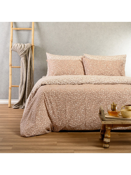 ΠΑΠΛΩΜΑΤΟΘΗΚΗ ΜΟΝΗ LEO MOCCA CASUAL LINE (165X245) MELINEN 165Χ245