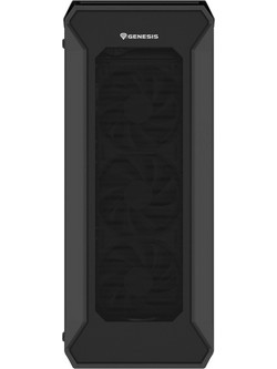 Natec Genesis Irid 505F Black Gaming Midi Tower Κουτί Υπολογιστή με Πλαϊνό Παράθυρο