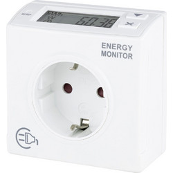 Μονή Πρίζα Ρεύματος REV Energy cost meter white