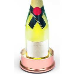 Gadget Thumbs up! Bottle coaster with lighting rose gold