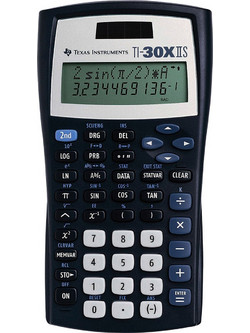 Texas Instruments TI 30X II Solar Μαυρό Μπλε