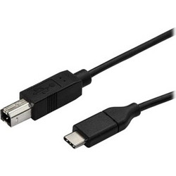 StarTech USB2CB3M USB-B to USB-C 3m Black