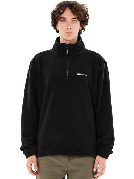 Emerson Ανδρικό Φούτερ Fleece Μαύρο 262.EM28.25