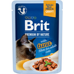 Brit Premium By Nature Adult with Tuna Fillets in Gravy 85gr