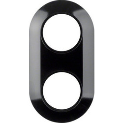 Frame 2gang, 1930, black glossy