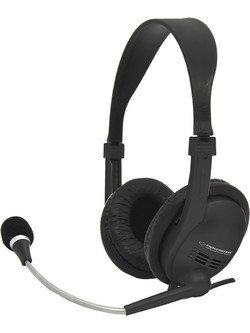 Esperanza EH115 On Ear Ακουστικά Υπολογιστή με Μικρόφωνο & 3.5mm Jack