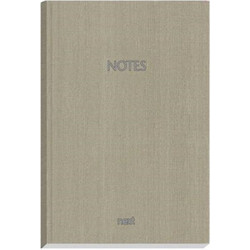 Τετράδιο Next fabric δετό ριγέ 14x21 εκ. 4 θεμ. 256 σελ. μπεζ
