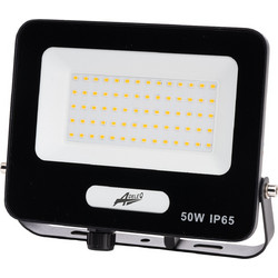 ΠΡΟΒΟΛΕΑΣ LED 50W 230V 3000K ΚΑΙ ΓΙΑ ΑΝΙΧΝΕΥΤΗ ΚΙΝΗΣ.IP65 ΜΑΥΡΟΣ