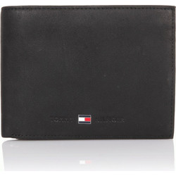Ανδρικό Πορτοφόλι Tommy Hilfiger Johnson Flap AM0AM00660 002 Μαύρο Μαύρο